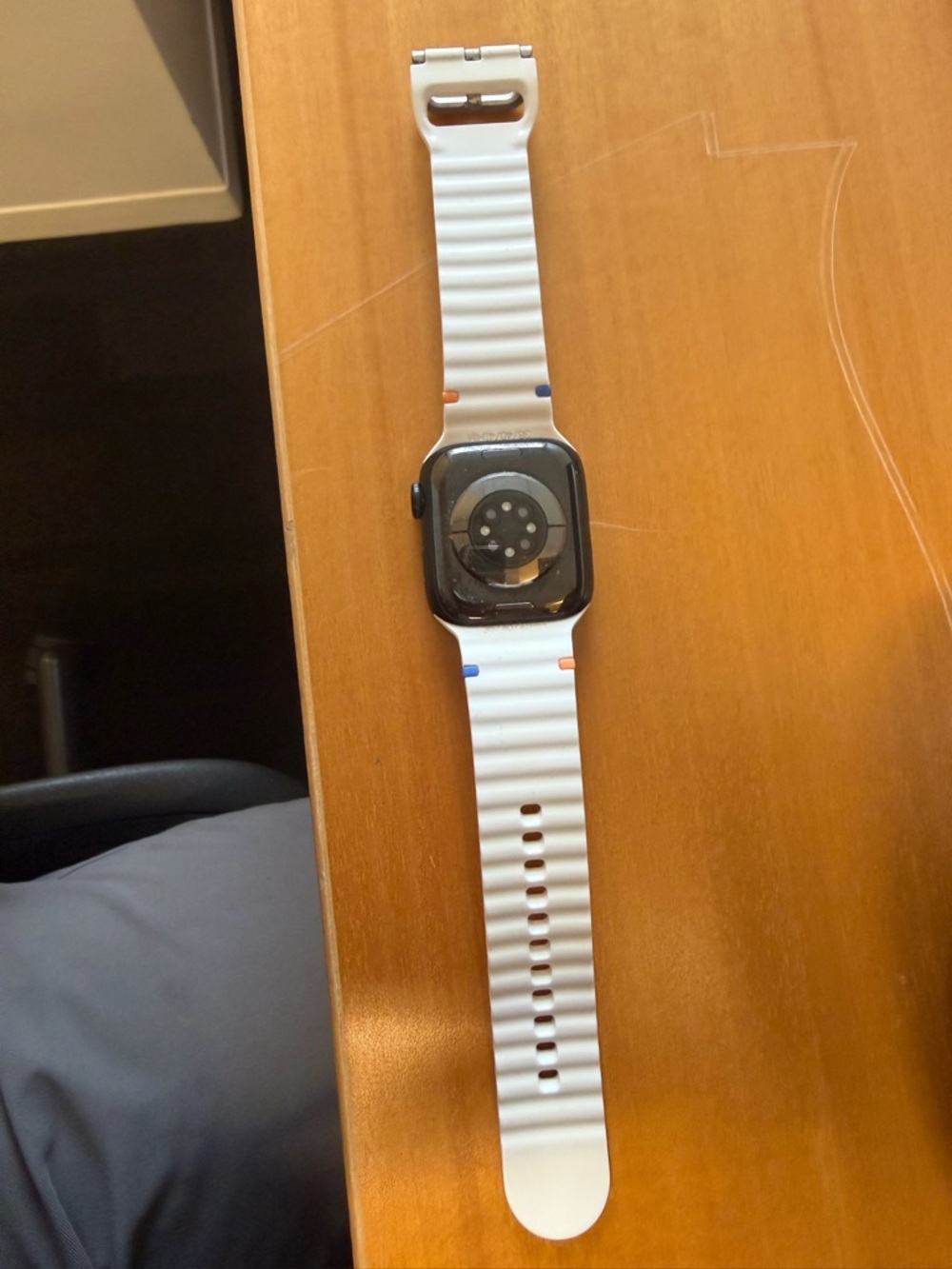 White Smartwatch with Heart Rate Sensor - Unbranded